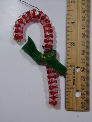 Candy cane tree ornament
