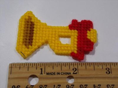 Hand crafted trumpet tree ornament