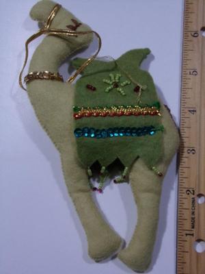 Camel of the wise men tree ornament