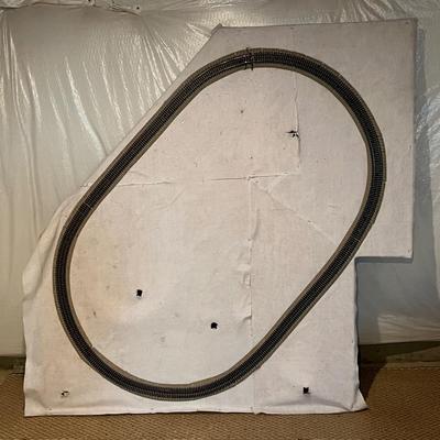 LOT 81B: Homemade Model Train / Winter Christmas Village Platform For Displays