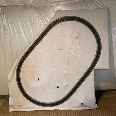 LOT 81B: Homemade Model Train / Winter Christmas Village Platform For Displays