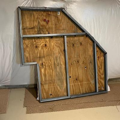 LOT 81B: Homemade Model Train / Winter Christmas Village Platform For Displays