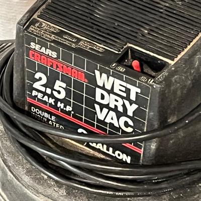 LOT 82B: Craftsman 8-Gallon Wet Dry Vac