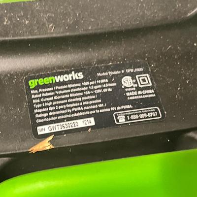 LOT 86B: Greenworks Electric 1600 psi Pressure Washer