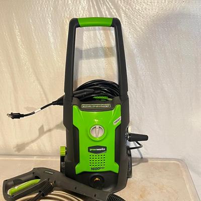 LOT 86B: Greenworks Electric 1600 psi Pressure Washer