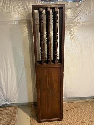 LOT 87B: Vintage Wood 5-Panel Privacy Screen