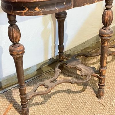 LOT 89B: Vintage Antique Console Table