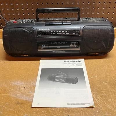 LOT 91B: Panasonic Stereo Radio Cassette Player - RX-FS460