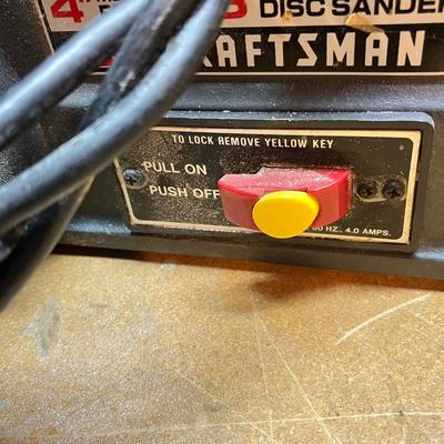 LOT 92B: Craftsman Power Bench Tools - Grinder and Sander