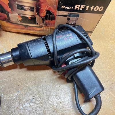 LOT 94B: Power Tool Lot - Drill, Router, Soldering Iron and More