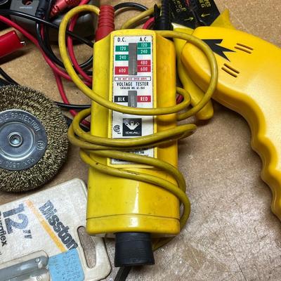 LOT 98B: Hand Tools, Accessories, Electrical Testers