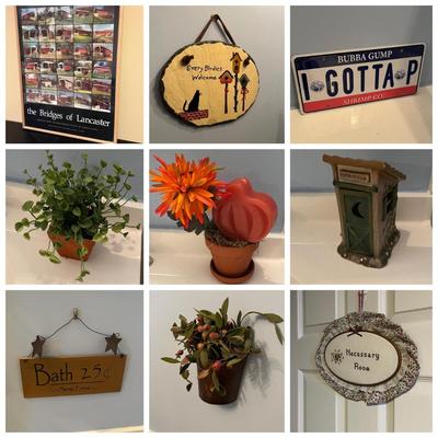 LOT 103B: Bathroom Decor and More