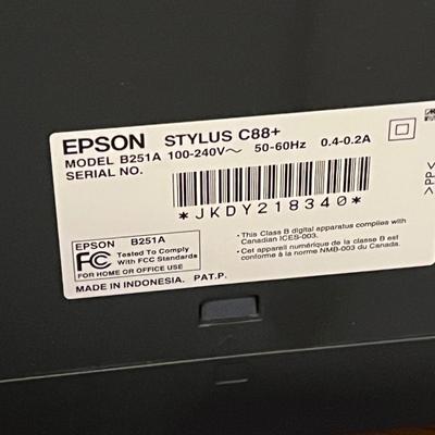 LOT 104B: HP PC Desktop Computer w/ Windows 10, Dell Monitor, Epson Printer & More