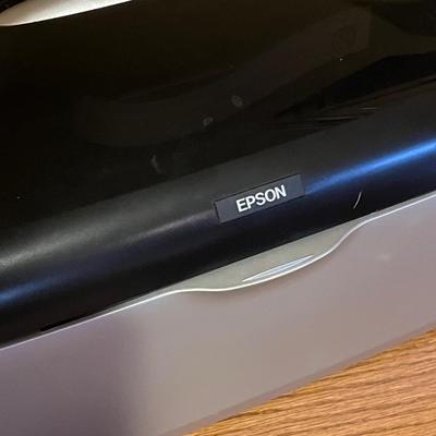 LOT 104B: HP PC Desktop Computer w/ Windows 10, Dell Monitor, Epson Printer & More