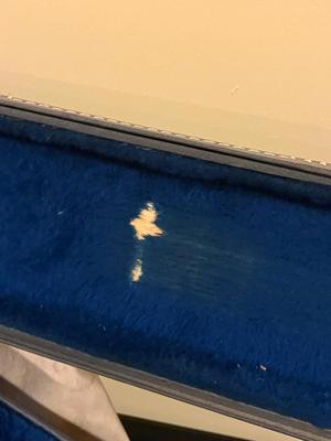 LOT 105B: Big Music Lot - Guitar Case, Sheet Music Stand and Books, Instrument and Mic Stands and More