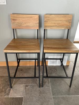 West Elm Counter Height Stools