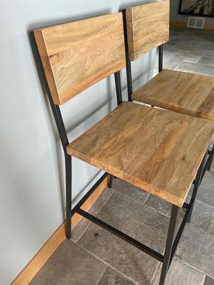 West Elm Counter Height Stools