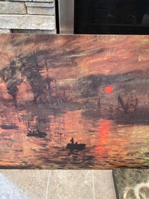 4 canvas art pieces