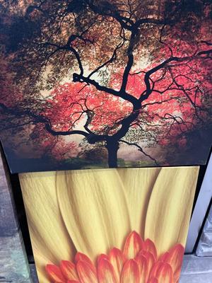4 canvas art pieces