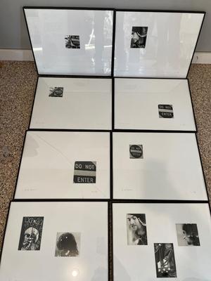 Set of 8 pictures “Me” series by Joan Wolff