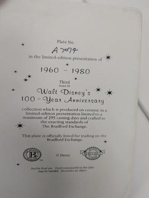 Walt Disney Bradford Exchange Limited Edition 100 Year Anniversary Plates