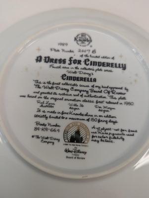 Walt Disney Edwin M. Knowles Cinderella Plates