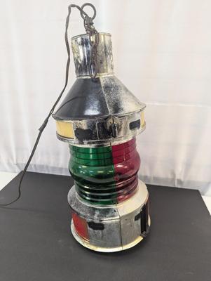 Vintage Stroh's Advertising Beer Sign Light Bar Lantern Nautical