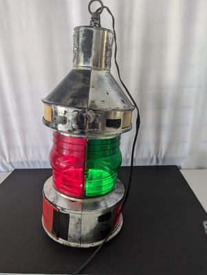 Vintage Stroh's Advertising Beer Sign Light Bar Lantern Nautical