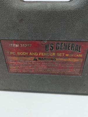 US General 7 Piece Dent Body Fender Set Repair Hammer Kit