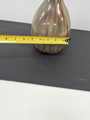 Glazed Marked Modern Ceramic Vase Approx 16 1/4" Tall #15