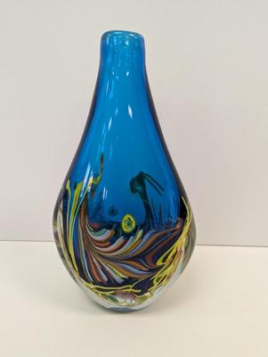 MCM Italian Murano Vase 12" Tall #21