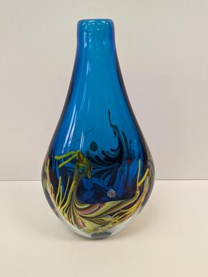 MCM Italian Murano Vase 12" Tall #21