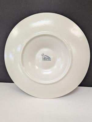 Vintage Majolica Shell Fish Oyster Plate Brown & Beige Longchamp France Approx 9 1/2" Choice 1
