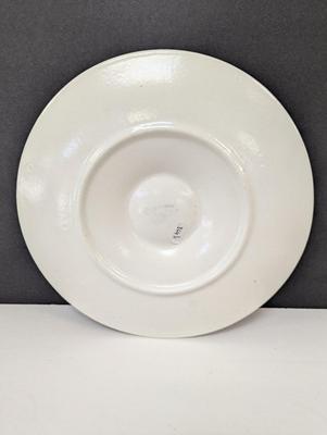 Vintage Majolica Shell Fish Oyster Plate Brown & Beige Longchamp France Approx 9 1/2" Choice 2
