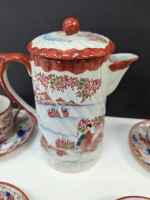 Hand Painted 1930's Era Geisha Girl Tea/Coffee Set