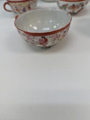 Hand Painted 1930's Era Geisha Girl Tea Set