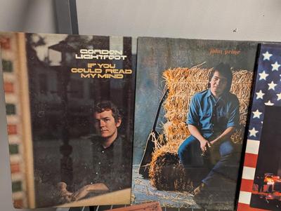 Vintage Records Willie Nelson John Prine Kenny Rogers Bonnie Raitt & Various Artist Lot 2
