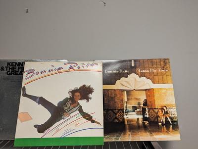Vintage Records Willie Nelson John Prine Kenny Rogers Bonnie Raitt & Various Artist Lot 2