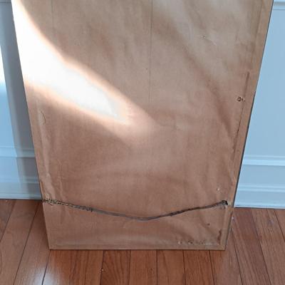 LOT 500: Vintage Gold Gilt Long Mirror 2' x 4-1/2'