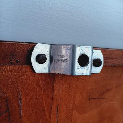 LOT 501: Vintage Wood Framed Mirror 1-1/2' x 2'