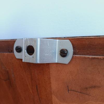 LOT 501: Vintage Wood Framed Mirror 1-1/2' x 2'