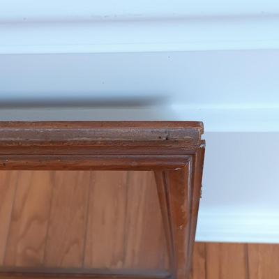 LOT 501: Vintage Wood Framed Mirror 1-1/2' x 2'