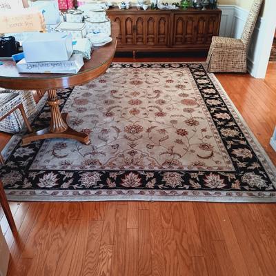 LOT 504: Large Floral Rug 8' x 11'