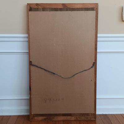 LOT 507: Vintage MCM Wall Mirror 2-1/2' x 3-1/2'
