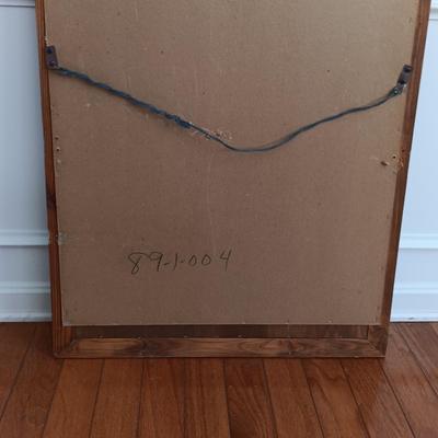 LOT 507: Vintage MCM Wall Mirror 2-1/2' x 3-1/2'