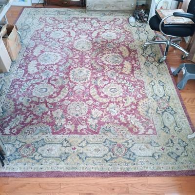 LOT 508: Floral Oriental-Style Area Rug 8' x 10-1/2'