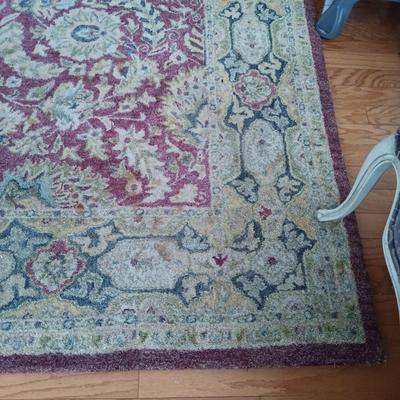 LOT 508: Floral Oriental-Style Area Rug 8' x 10-1/2'