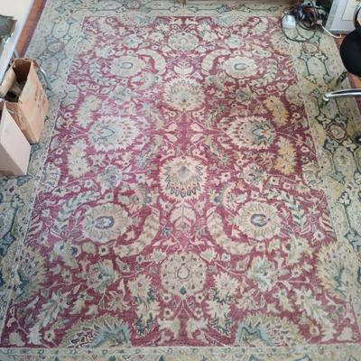 LOT 508: Floral Oriental-Style Area Rug 8' x 10-1/2'