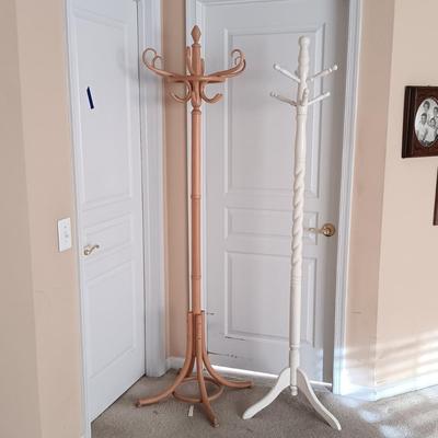 LOT 509: Pair of Vintage Coat Stands