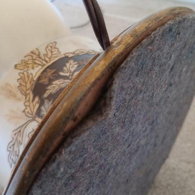 LOT 513: MCM Royal Worcester-Style Table Lamp